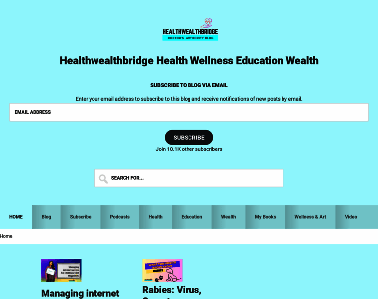 Healthwealthbridge.com thumbnail