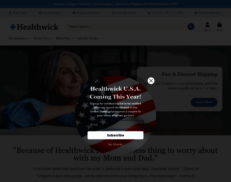 Healthwick.ca thumbnail