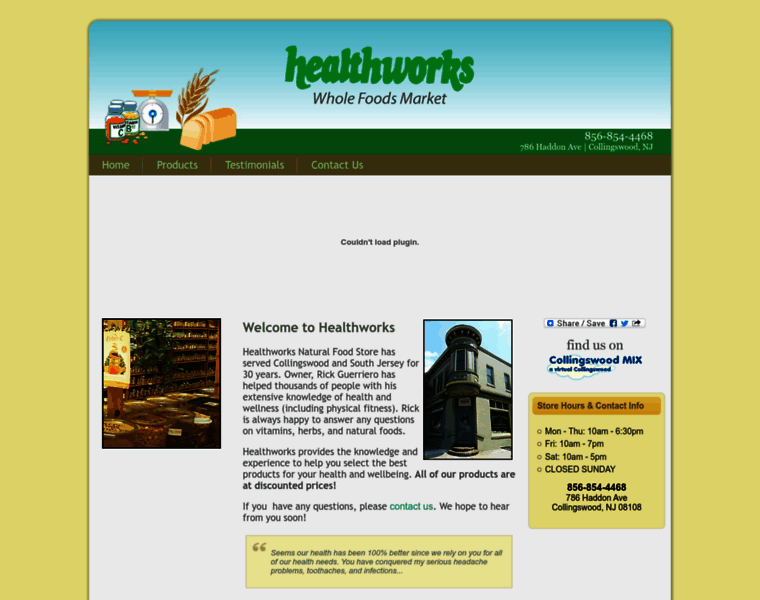 Healthworksnj.com thumbnail