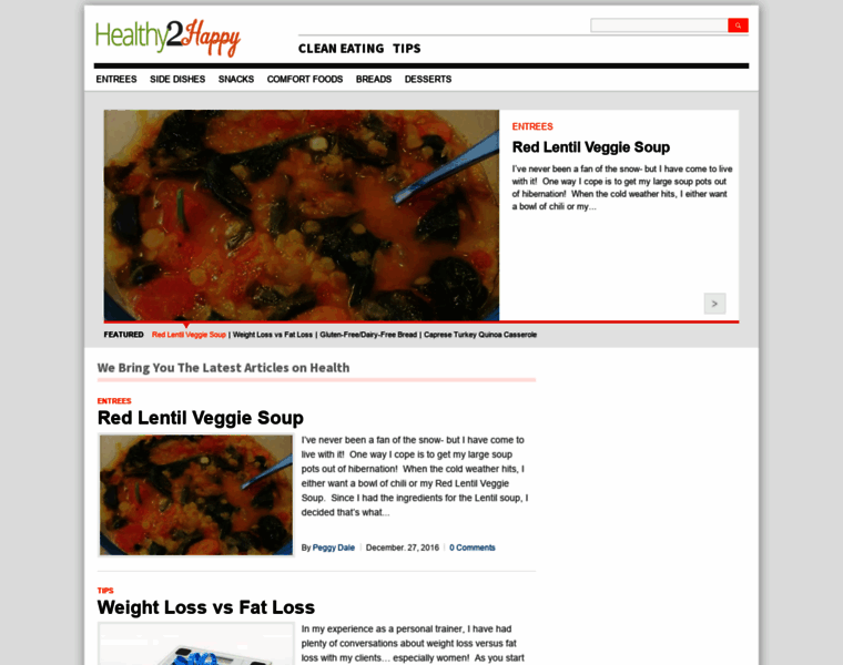 Healthy2happy.com thumbnail