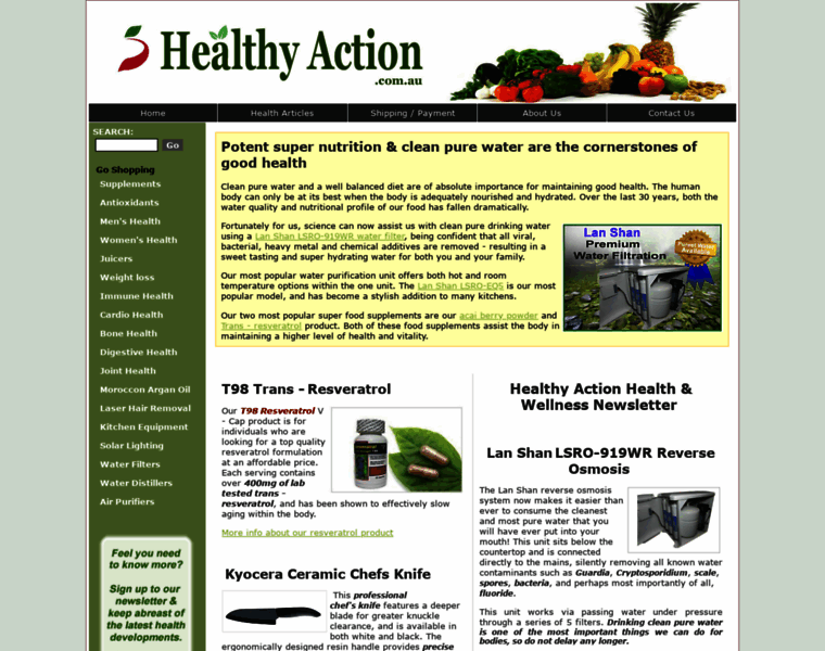 Healthyaction.com.au thumbnail