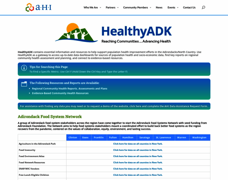 Healthyadk.org thumbnail