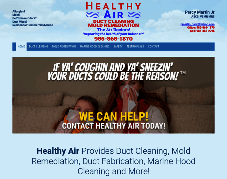 Healthyairductcleaning.org thumbnail