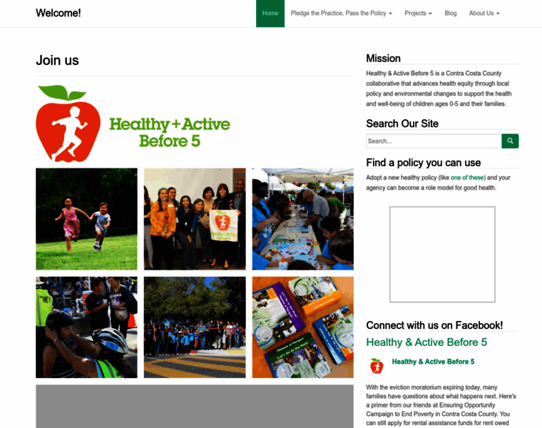 Healthyandactivebefore5.org thumbnail