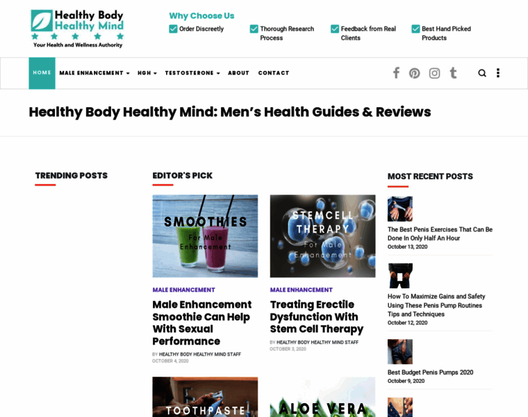 Healthybodyhealthymind.com thumbnail