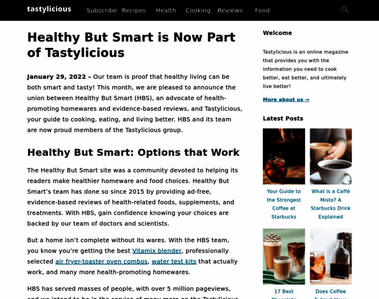 Healthybutsmart.com thumbnail
