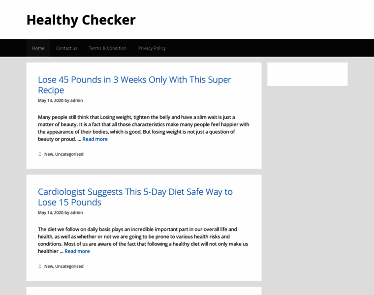 Healthychecker.com thumbnail