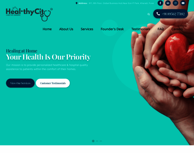 Healthycity.in thumbnail