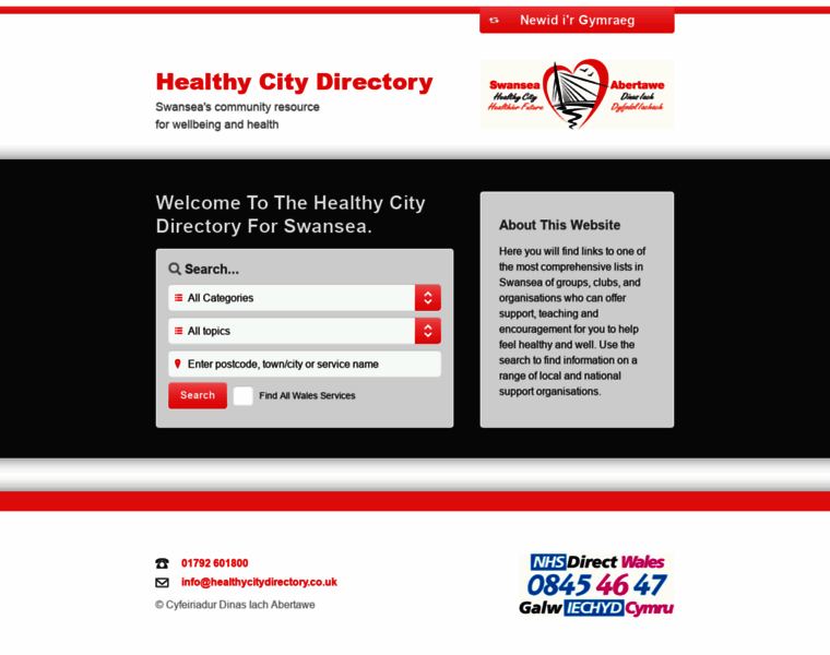 Healthycitydirectory.co.uk thumbnail