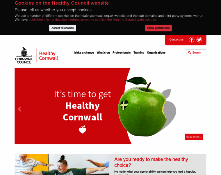 Healthycornwall.org.uk thumbnail