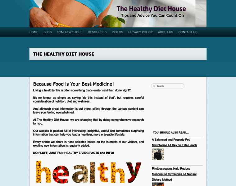Healthydiethouse.com thumbnail