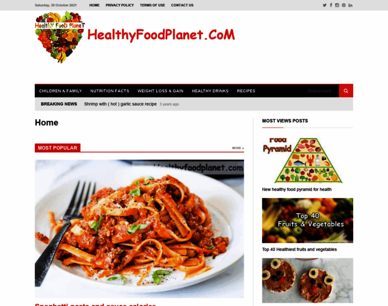 Healthyfoodplanet.com thumbnail