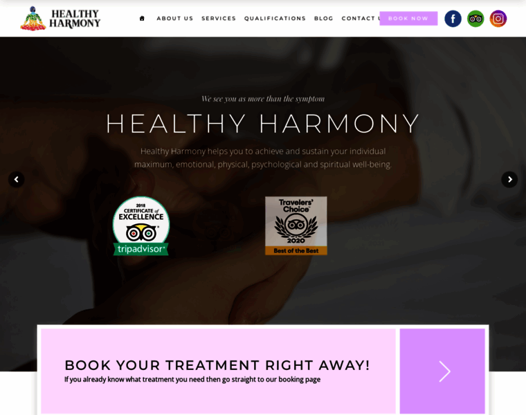 Healthyharmonytenerife.com thumbnail
