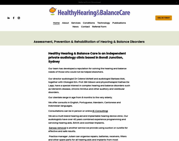 Healthyhearing.com.au thumbnail