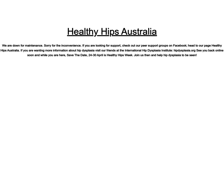 Healthyhipsaustralia.org.au thumbnail