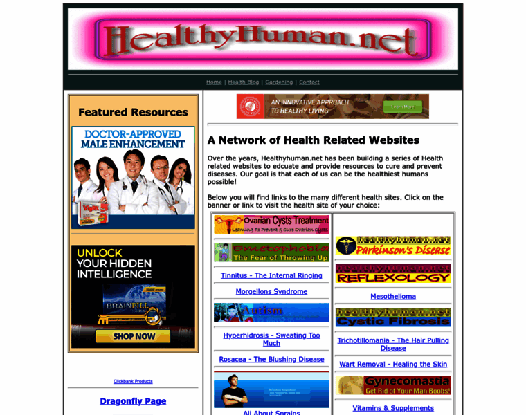 Healthyhuman.net thumbnail