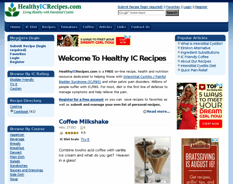 Healthyicrecipes.com thumbnail