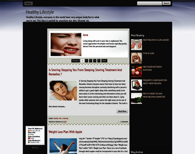 Healthyinfojust4u.blogspot.com thumbnail