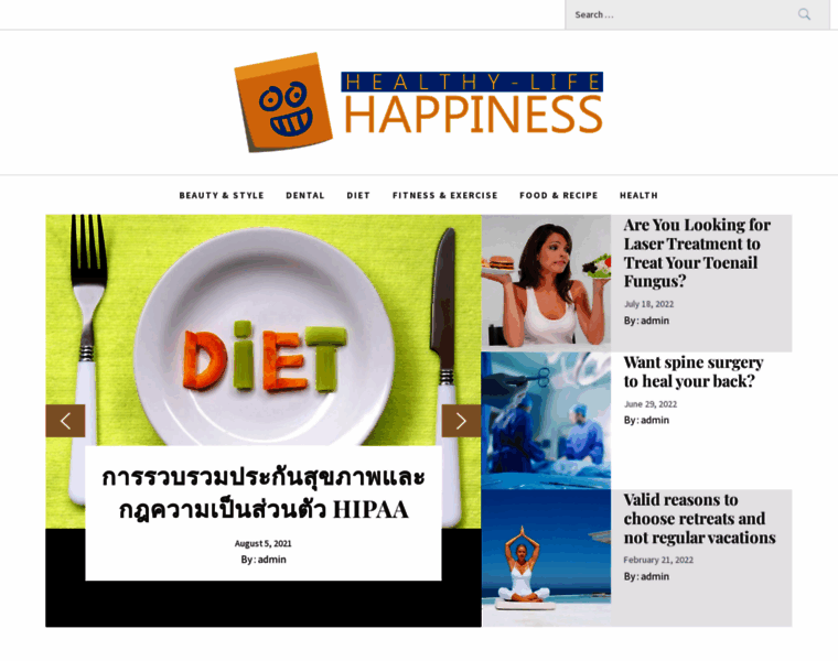 Healthylifehappiness.com thumbnail