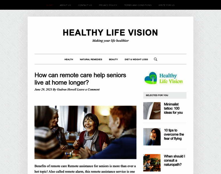 Healthylifevision.com thumbnail