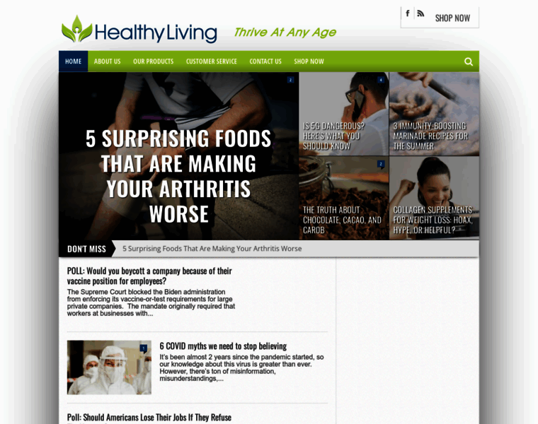 Healthylivingassociation.org thumbnail