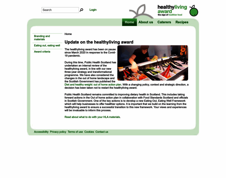 Healthylivingaward.co.uk thumbnail