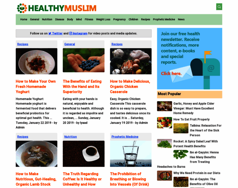 Healthymuslim.com thumbnail