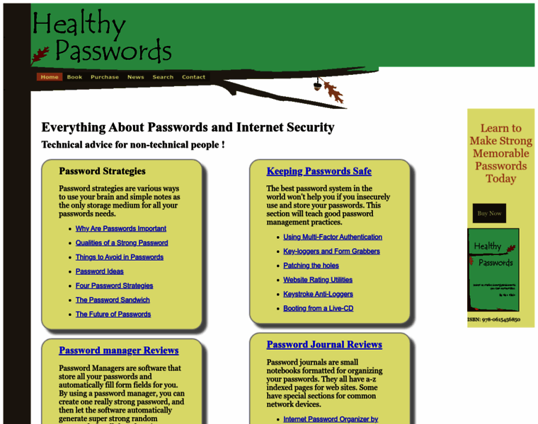 Healthypasswords.com thumbnail