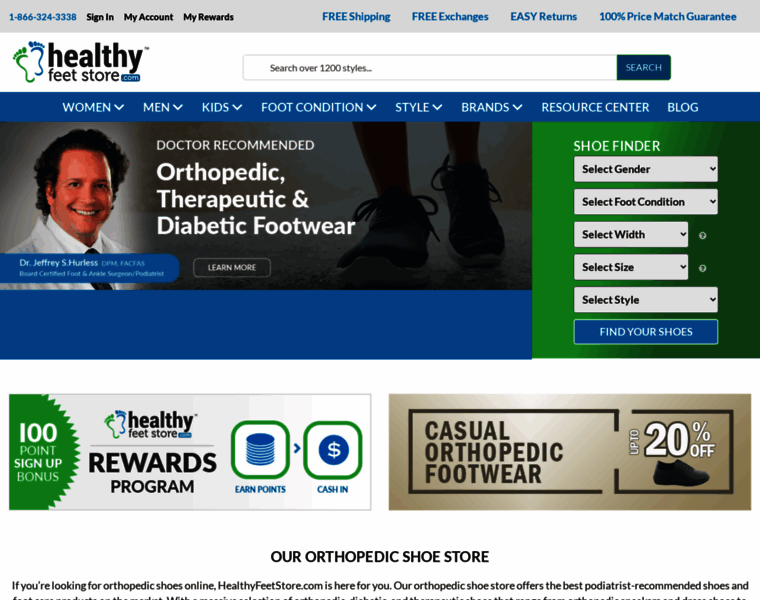 Healthyshoestore.com thumbnail