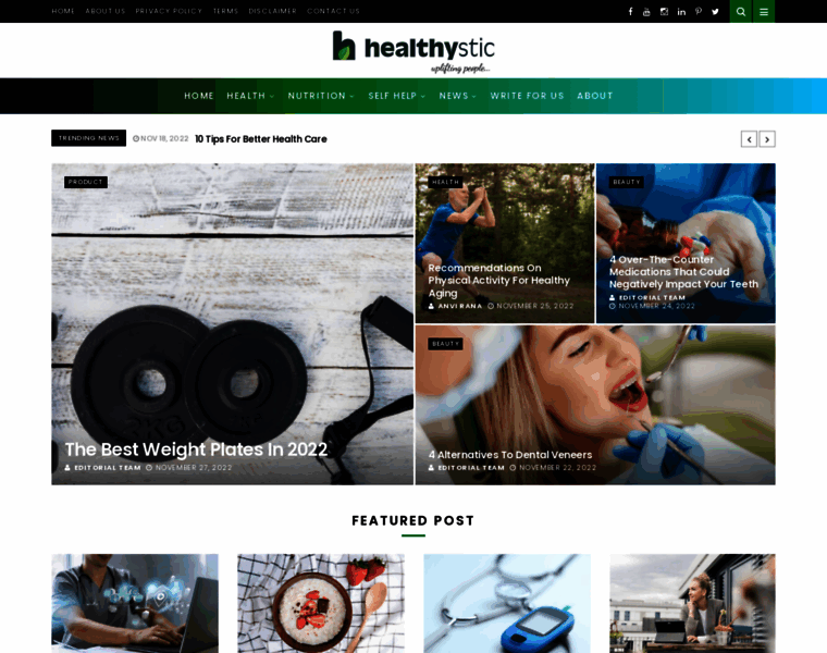 Healthystic.com thumbnail