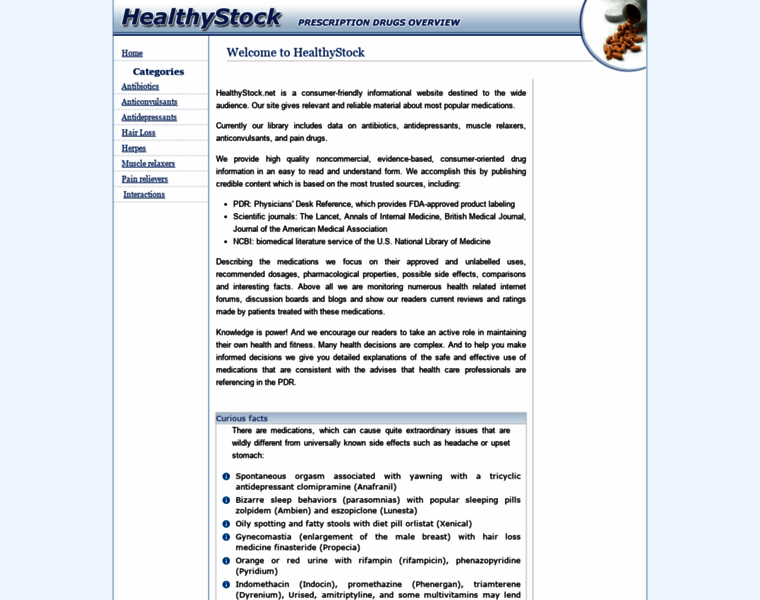 Healthystock.net thumbnail