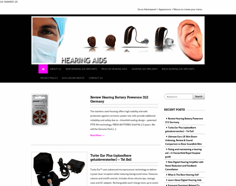 Hearingaidimplants.net thumbnail