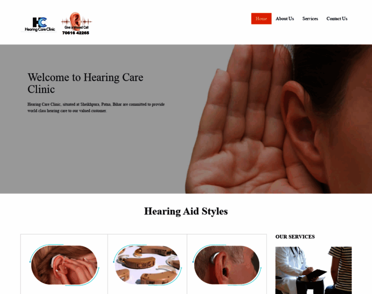 Hearingcareclinics.com thumbnail