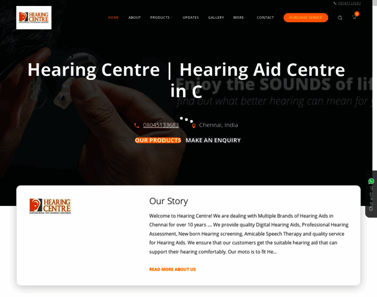 Hearingcentre.co.in thumbnail