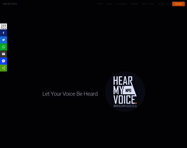 Hearmyvoice.co.za thumbnail