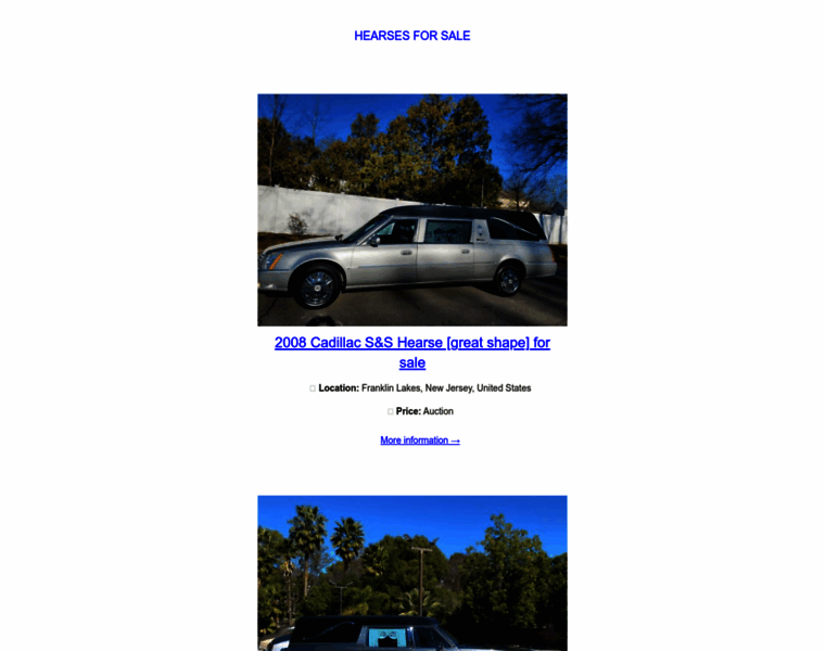 Hearses-for-sale.com thumbnail