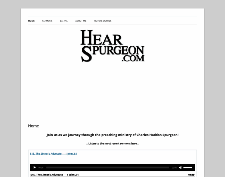 Hearspurgeon.com thumbnail