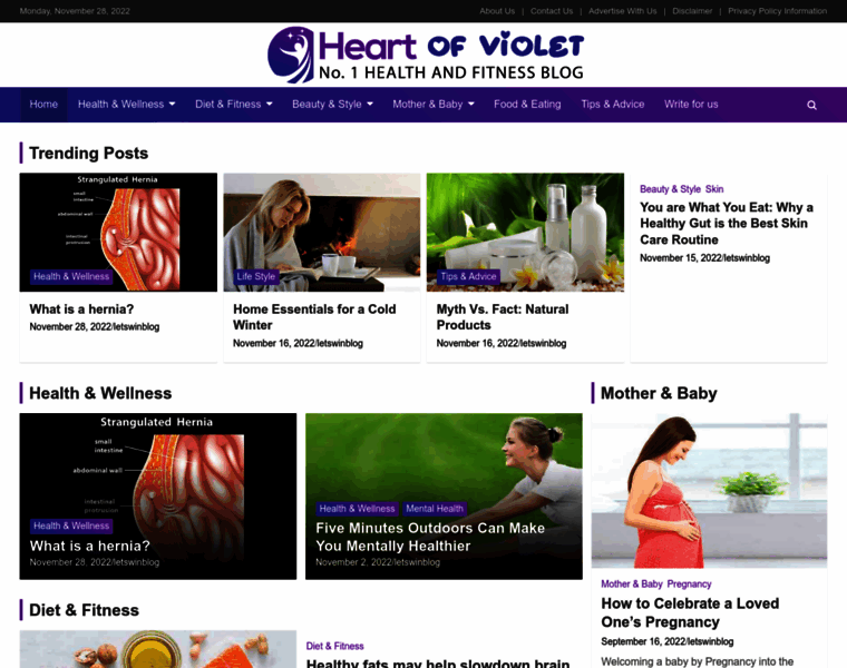 Heartofviolet.com thumbnail