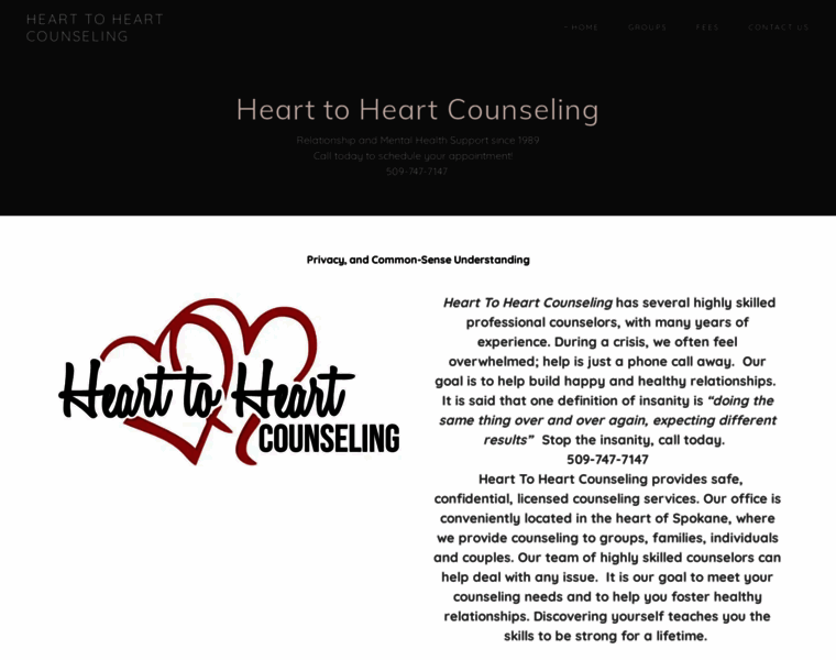 Hearttoheartcounseling.com thumbnail