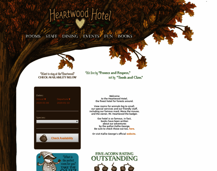 Heartwoodhotel.com thumbnail