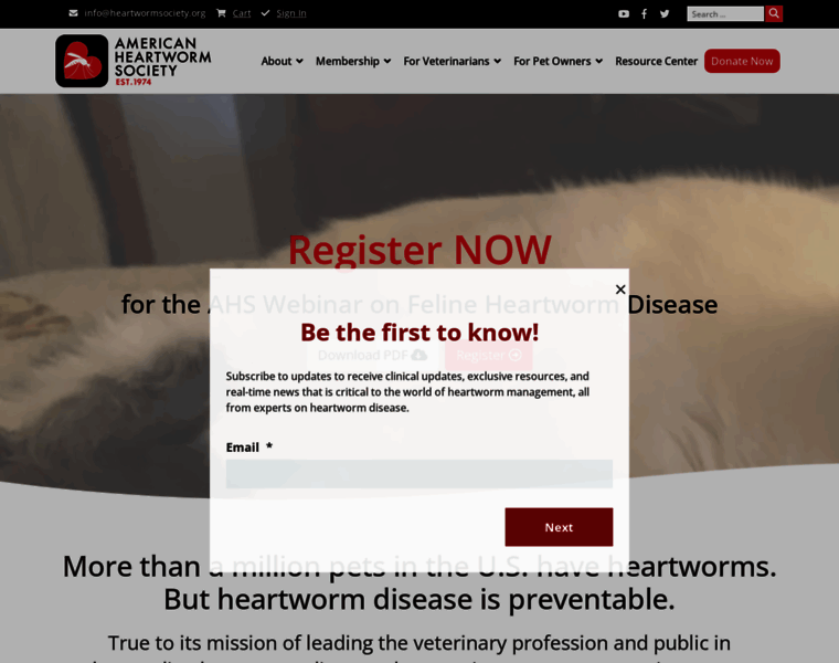 Heartwormsociety.org thumbnail