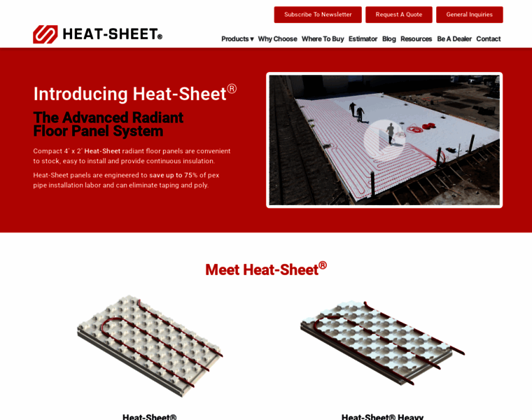 Heat-sheet.com thumbnail