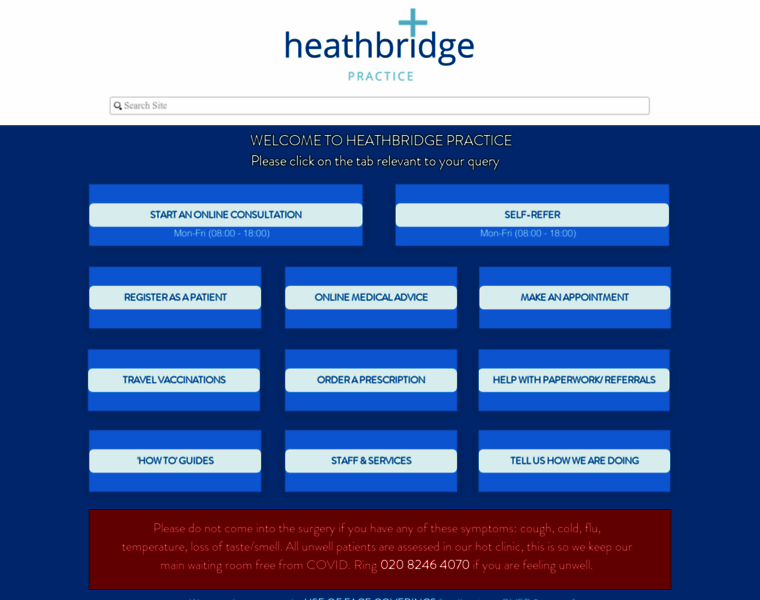 Heathbridgepractice.co.uk thumbnail