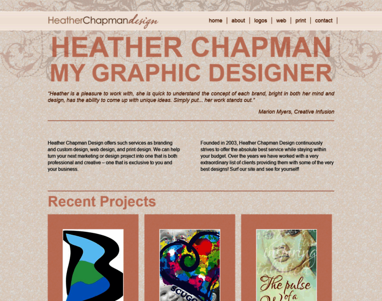 Heatherchapmangraphicdesign.ca thumbnail