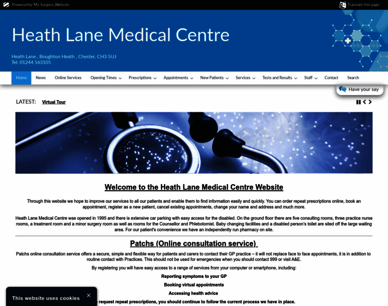 Heathlanemedicalcentre.co.uk thumbnail