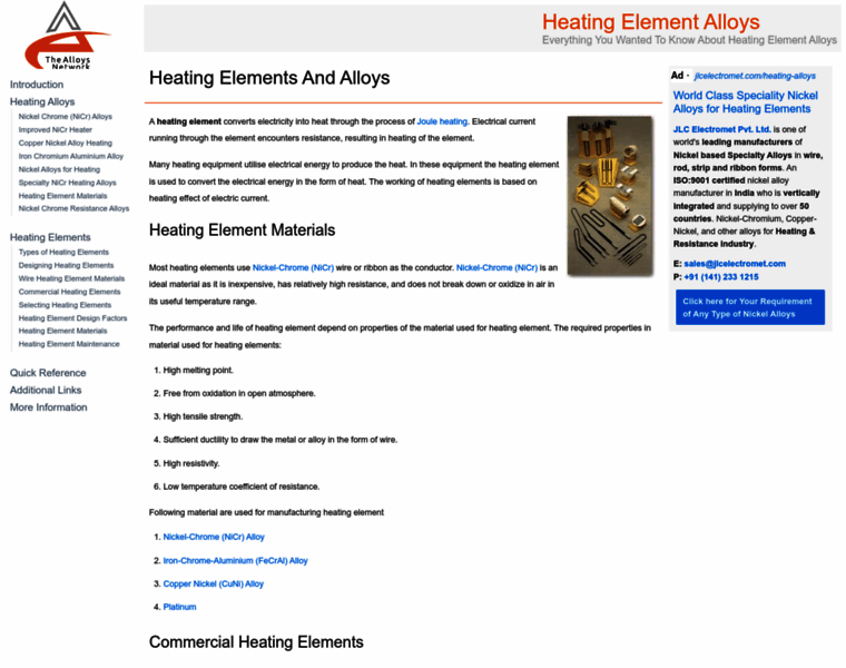 Heating-element-alloy.com thumbnail