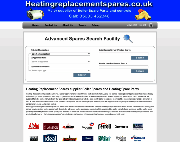 Heatingreplacementspares.co.uk thumbnail