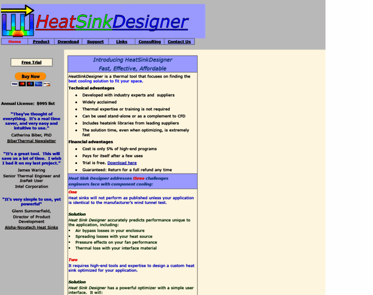 Heatsinkdesigner.com thumbnail