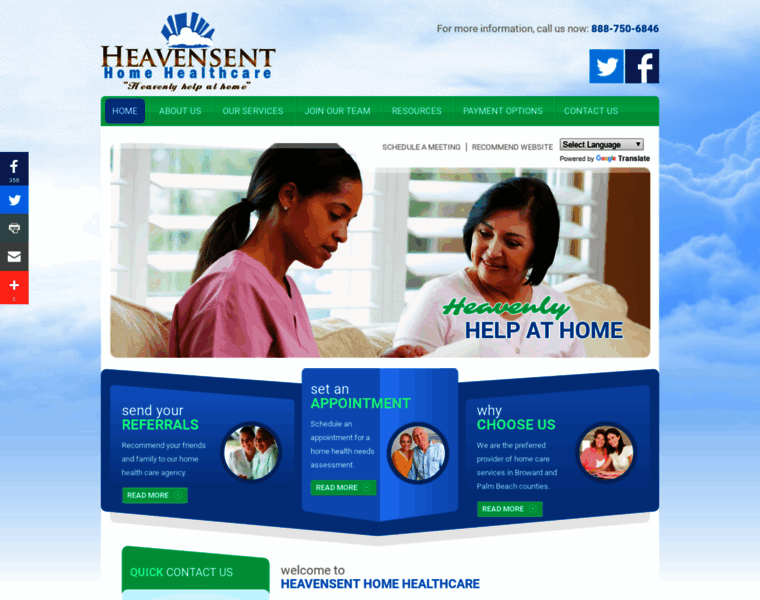 Heavensenthcs.com thumbnail