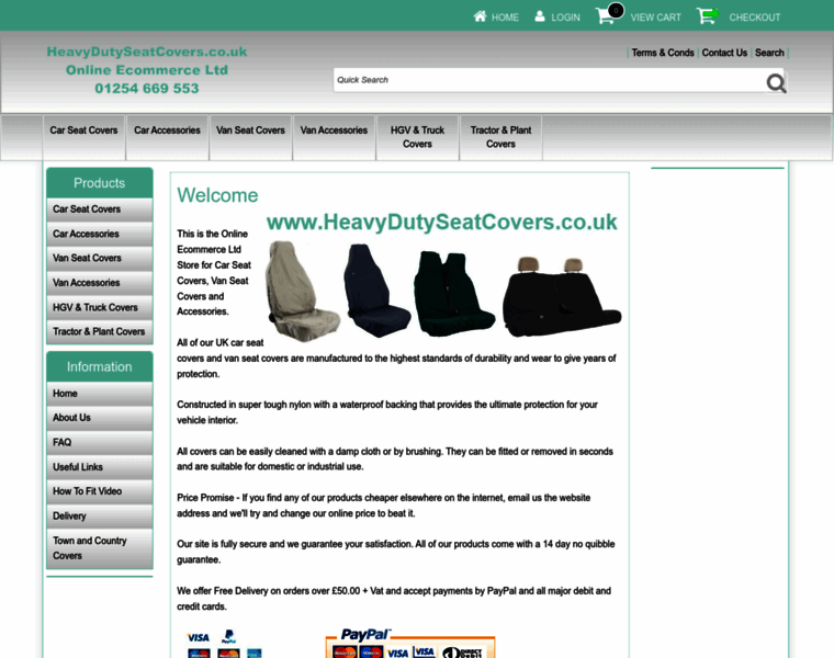 Heavydutyseatcovers.co.uk thumbnail